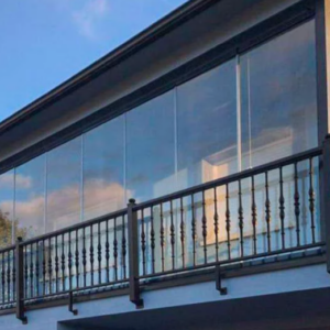 Cortinas de cristal plegable