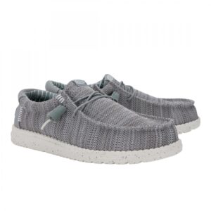 HEY DUDE WALLY STRETCH MESH GREY HD41898-030-B