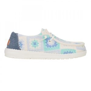 HEY DUDE WENDY COTTAGE CROCHET BAY BLUE HD43109-4VP-A