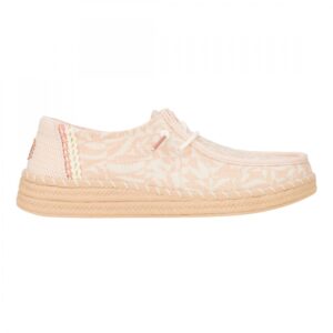 WENDY ESPADRILLE RETRO PALM PALE PINK HD43179-77U-A