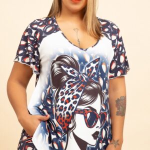 Camiseta para tallas grandes Glamur