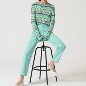 Jersey tricot turquesa