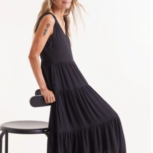 Vestido midi fluido