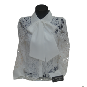 Camisa encaje blanca