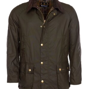 Barbour encerada Ashby color oliva