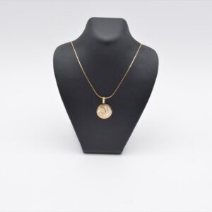 Cadena de oro con medalla Virgen niña