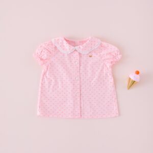 Camisa de bebé pétalos plumeti