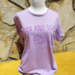 Camiseta adulto "Anda polo segao" color morado