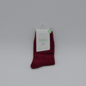 Calcetín Ysabel Mora color granate