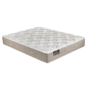 Pack cama completa con colchón King y canapé Naturbox blanco