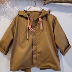 Parka unisex color camel