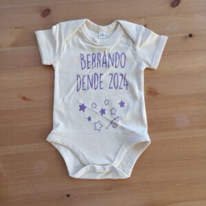 Body infantil "Berrando dende 2025"