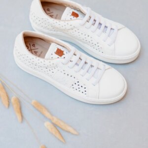 Zapatilla Macera Picado Blanco popa