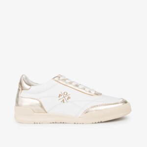 Zapatilla Shasta Laminado Oro popa