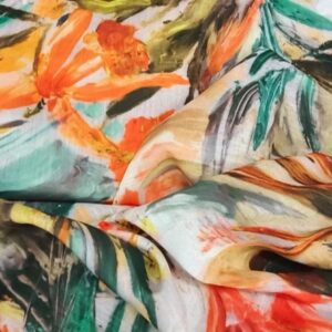 Semihilo estampado tropical