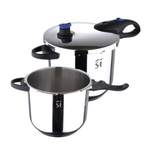 ArjonA SET 3 PIEZAS DE OLLA A PRESION DE ACERO INOXIDABLE DUERO