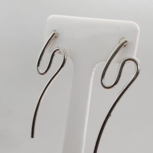 Pendientes plata de ley.
