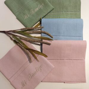 Toalla de bautizo en lino