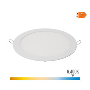 ArjonA DOWNLIGHT LED EMPOTRABLE REDONDO 20 W LUZ FRIA 6400 K 1500 lm BLANCO Ø22,5 cm