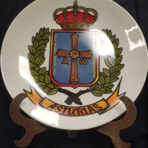 plato escudo de asturias