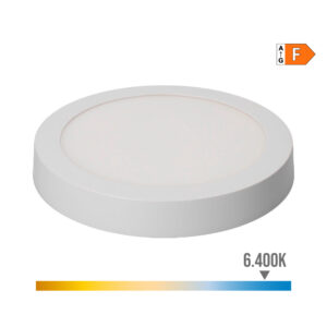 ArjonaA DOWNLIGHT LED SUPERFICIE REDONDO BLANCO 20 W 1500 lm 6400 K LUZ FRIA Ø22 x 3,5 cm