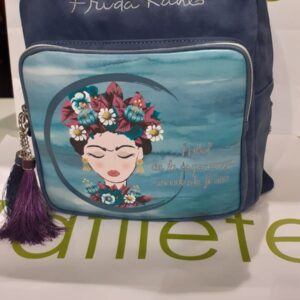 Mochila Azul Frida Kahlo - Diseño "De la Esperanza" Arabel