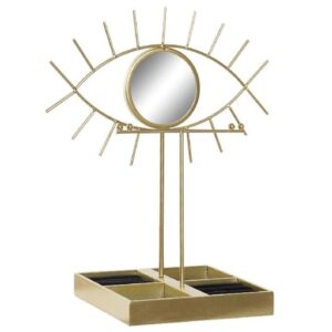 JOYERO METAL DORADO OJO