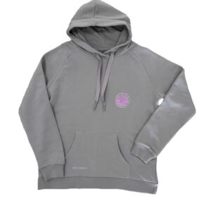 Sudadera gris con capucha Pink Pomelo