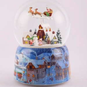 Bola de nieve Papá Noël Volador - 62060